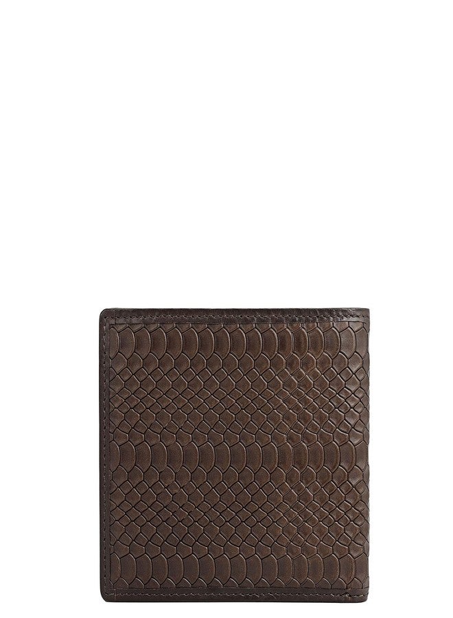 Da Milano Leather RFID Wallet for Men with Multicard Slot - Brown - Image 5